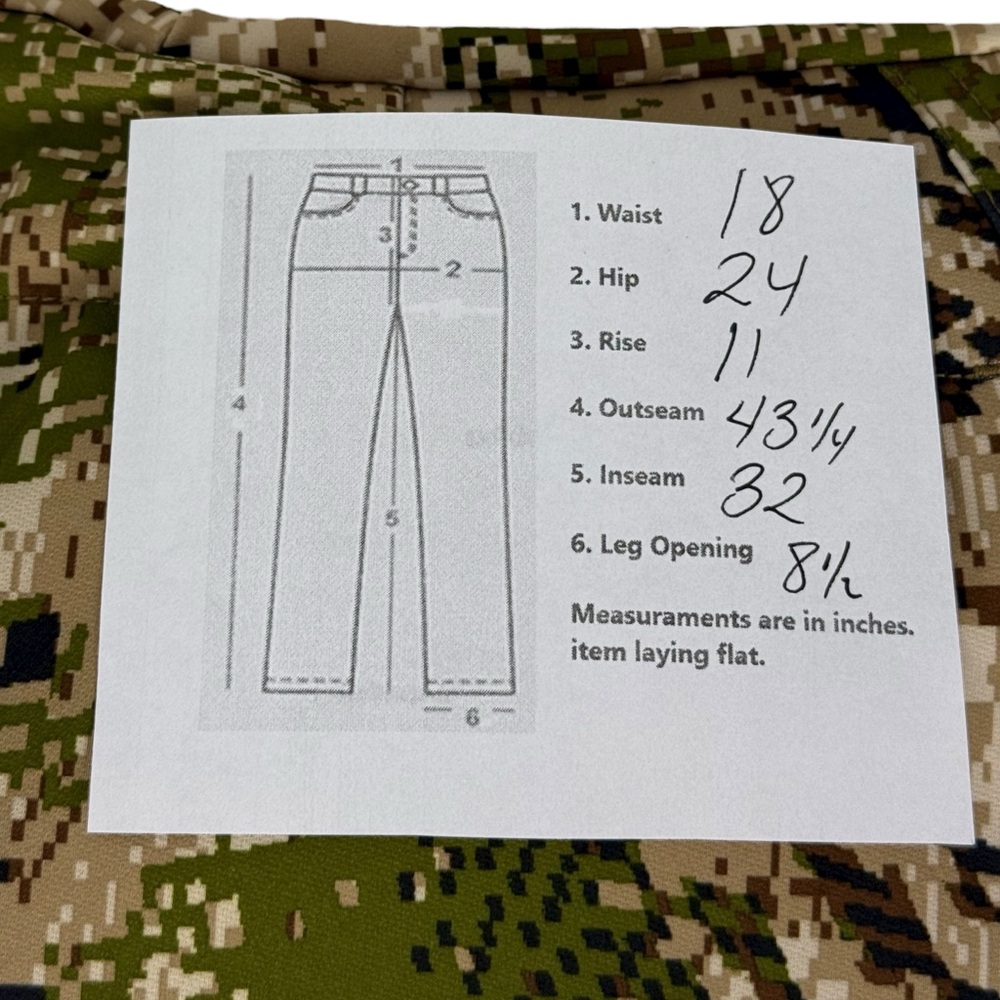 NWT Sitka Men's Mountain Pants 37x32 - Picture 3 of 12